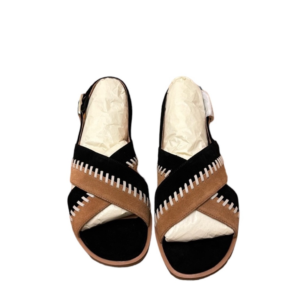 Jack Rogers Amelia City Sandal in Suede. Size 8.5. NWT